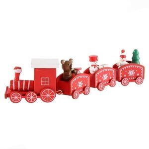 Christmas Mini Wood Toy Train